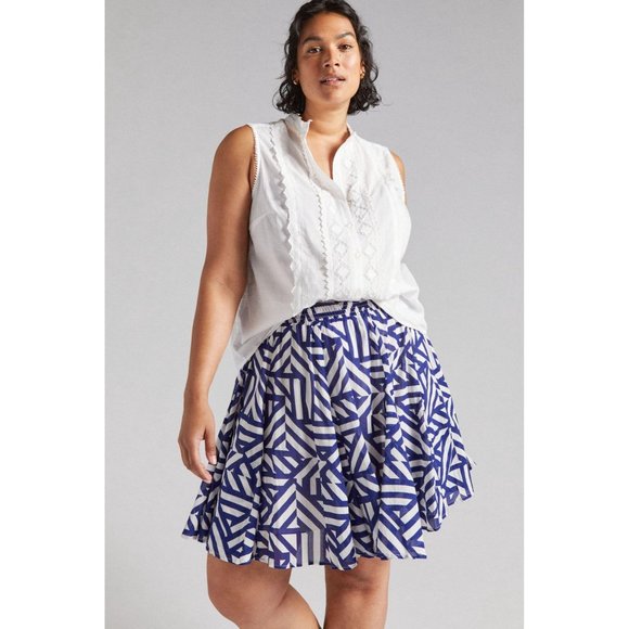 Anthropologie Maeve Ruffled A-Line Mini Skirt - Picture 6 of 11